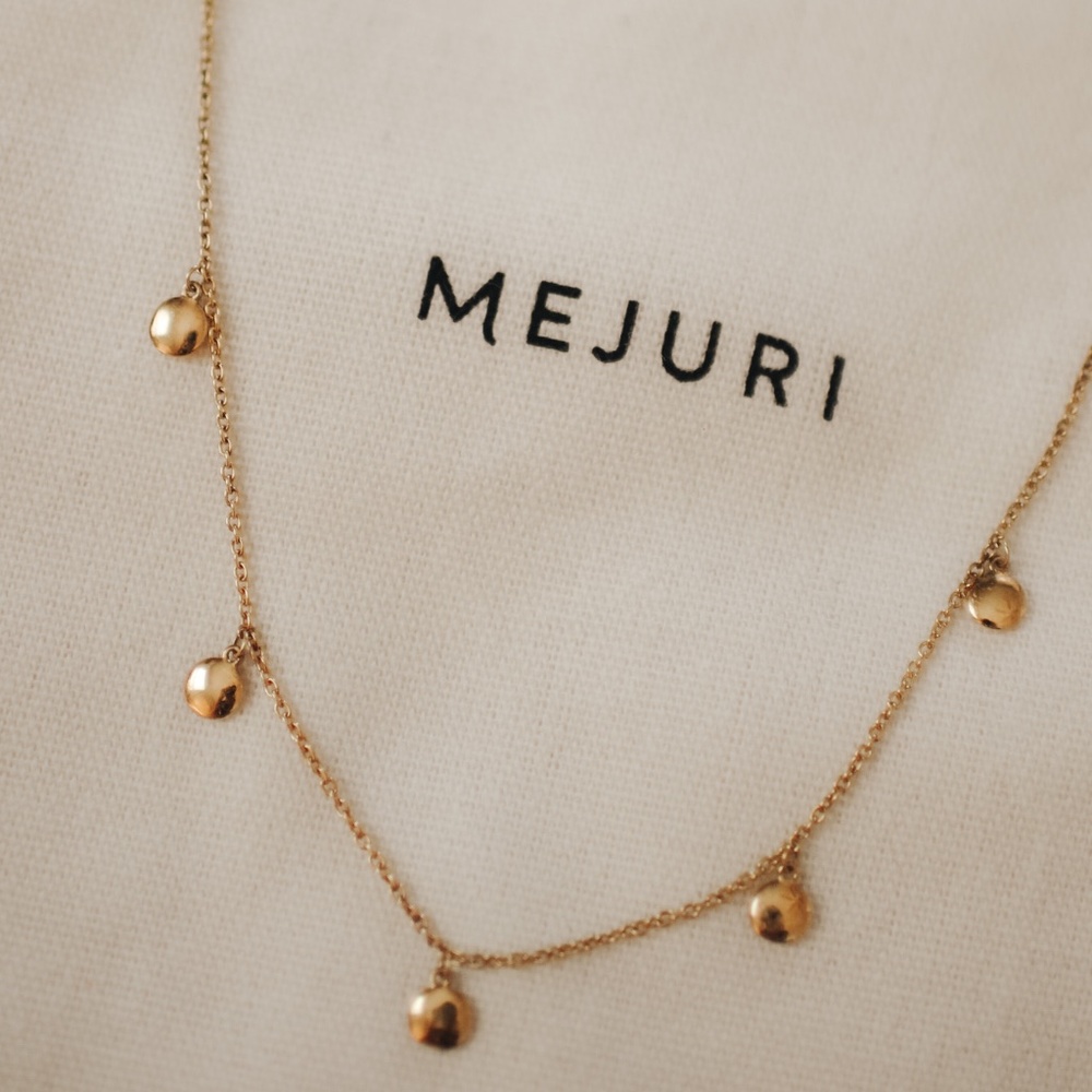 Retired Mejuri Dot Necklace